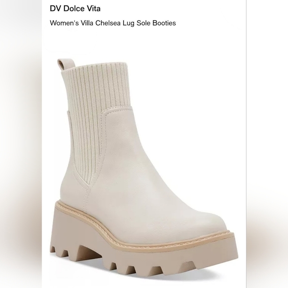 Dolce Vita Shoes - DV Dolce Vita Women's Villa Chelsea Lug Sole Booties Size 10M NIB
